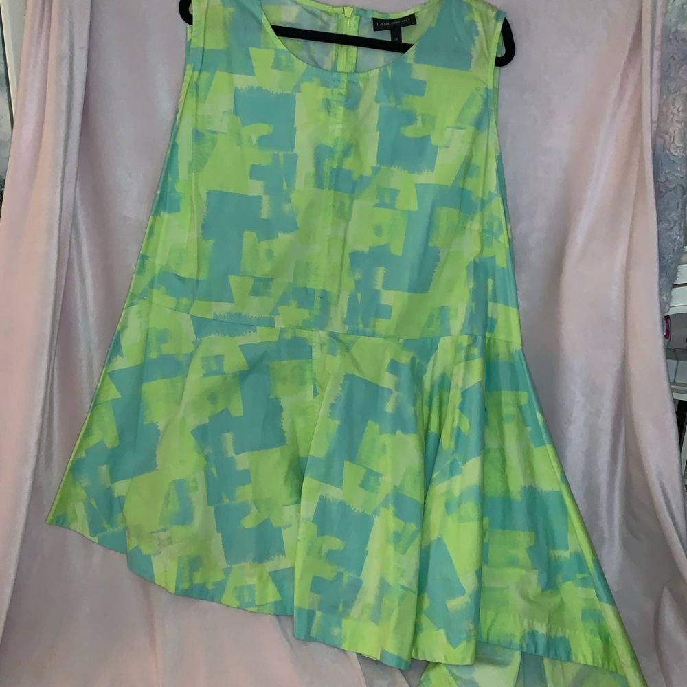 Bright neon formal top